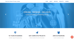 Desktop Screenshot of genuineinfotech.com
